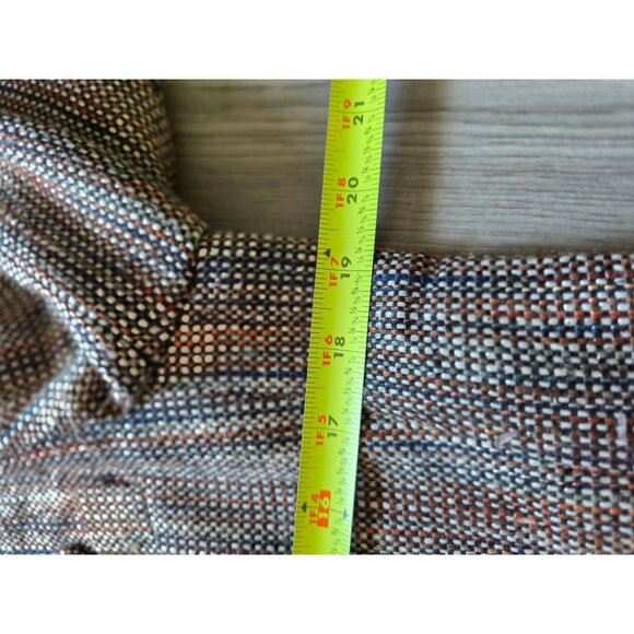 Christian Dior Womens Tweed Blazer Jacket Single Button Multicolor Size 8 - Picture 8 of 8